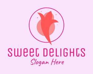 Pink Bud Tulip logo design