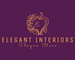 Decorative Boutique Mirror logo design