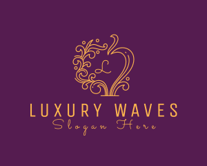 Decorative Boutique Mirror logo design