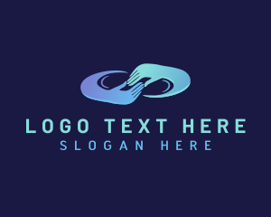 Loop - Hand Support Counseling logo design
