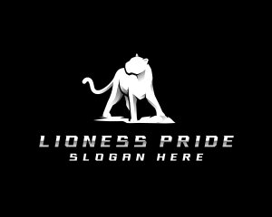 Lioness - Wild Panther Predator logo design