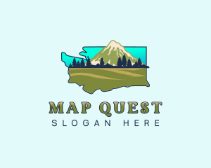 Washington Nature Mountain logo design