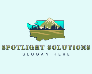 Washington Nature Mountain logo design