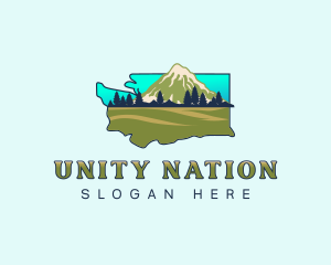 Washington Nature Mountain logo design