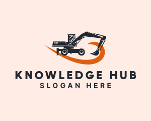 Heavy Equipment Excavator Logo