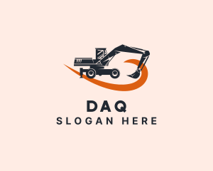 Heavy Equipment Excavator Logo