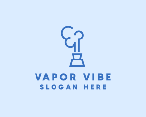 Vape Smoke Cloud logo design