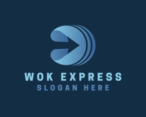 Express Courier Moving logo design