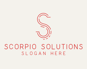 Logistics Letter S  logo design