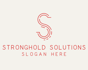 Logistics Letter S  logo design