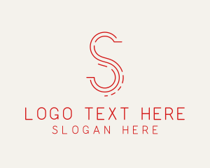 Courier Service - Logistics Letter S logo design