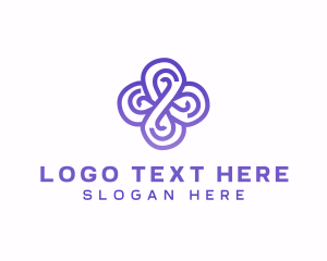 Manufacturing - Infinity Loop Clover logo design