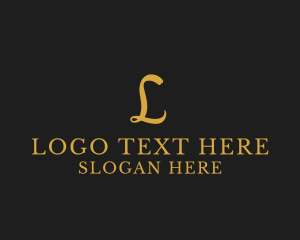 Letter - Premium Fashion Studio logo design