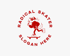 Skater Pet Dog logo design