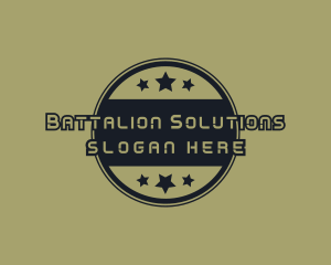 Battalion - Military Circle Army logo design