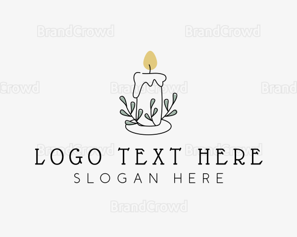 Candle Flame Light Logo