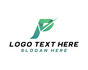 Complete - Approve Check Letter P logo design