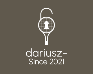 Tennis Club - Tennis Racket Lock logo design