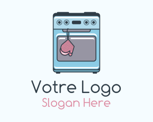 Cute Stove Top Oven Logo