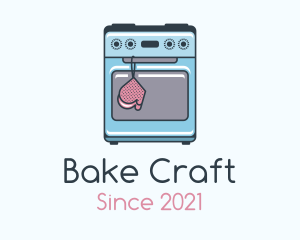 Cute Stove Top Oven logo design