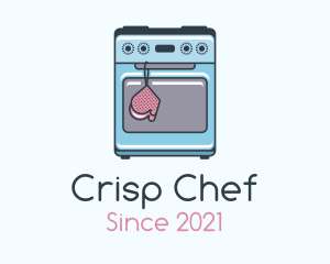 Cute Stove Top Oven logo design