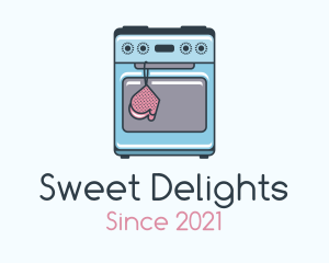 Cute Stove Top Oven logo design