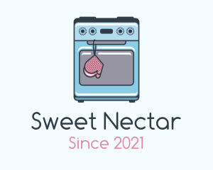 Cute Stove Top Oven logo design