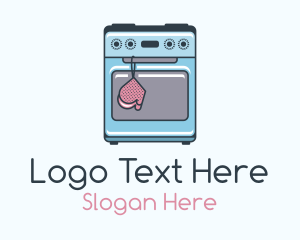 Cute Stove Top Oven Logo