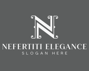 Fashion Jewelry Boutique Letter N logo design