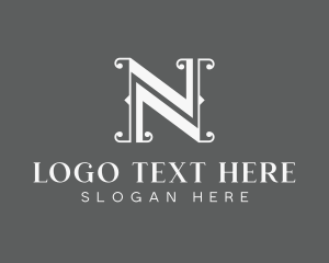 Letter N - Fashion Jewelry Boutique Letter N logo design