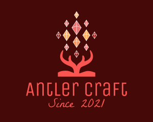 Crystal Jewel Antler   logo design