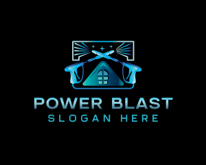 Power Wash Cleaner logo design