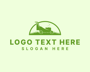 Trimmer - Garden Lawn Mower logo design