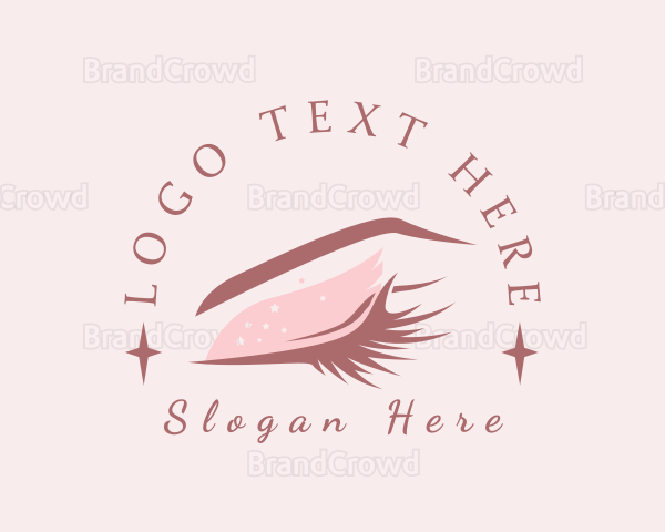 Beauty Eyelashes Makeup Logo