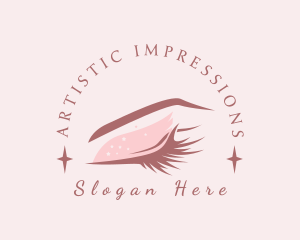 Beauty Eyelashes Makeup logo design