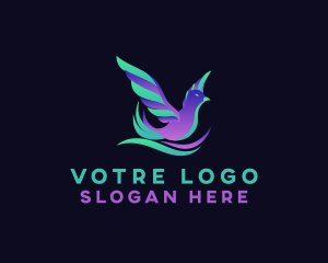 Logistics - Sparrow Bird Animal logo design