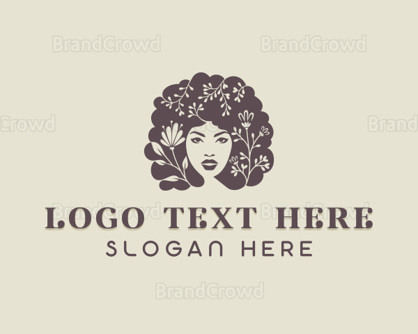 Hair Styling Salon Woman Logo