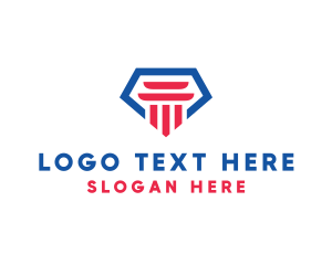 Government - Jewel Law Firm Pillar logo design