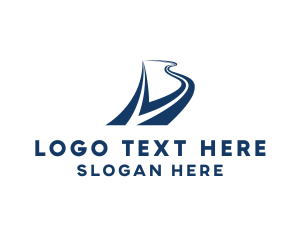 Forwarding - Highway Road Travel logo design