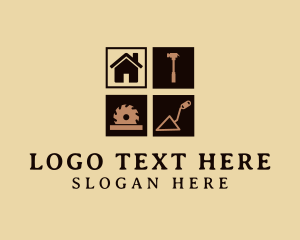 Concrete - Builder House Repair logo design