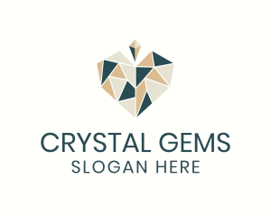 Diamond Heart Jewelry logo design