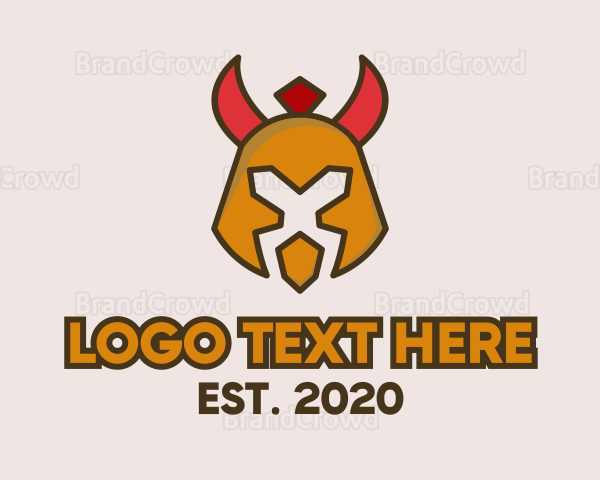 Evil Barbarian Helmet Logo