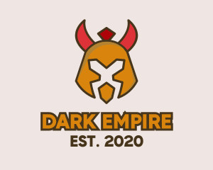 Evil - Evil Barbarian Helmet logo design