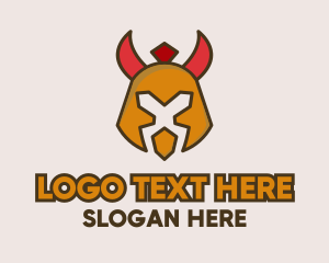 Evil Barbarian Helmet Logo