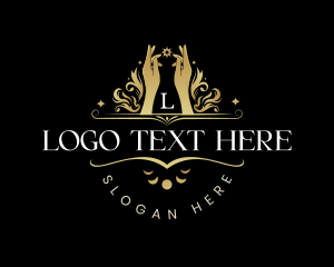 Luxury Wellness Hand Logo