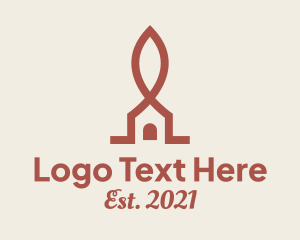Worship - Home Decor Candle logo design