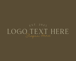 Serif - Elegant Cafe Business logo design