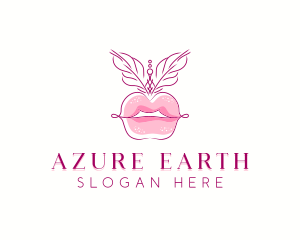 Beauty Burlesque Lips logo design