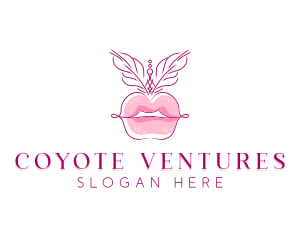 Beauty Burlesque Lips logo design