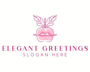 Beauty Burlesque Lips logo design